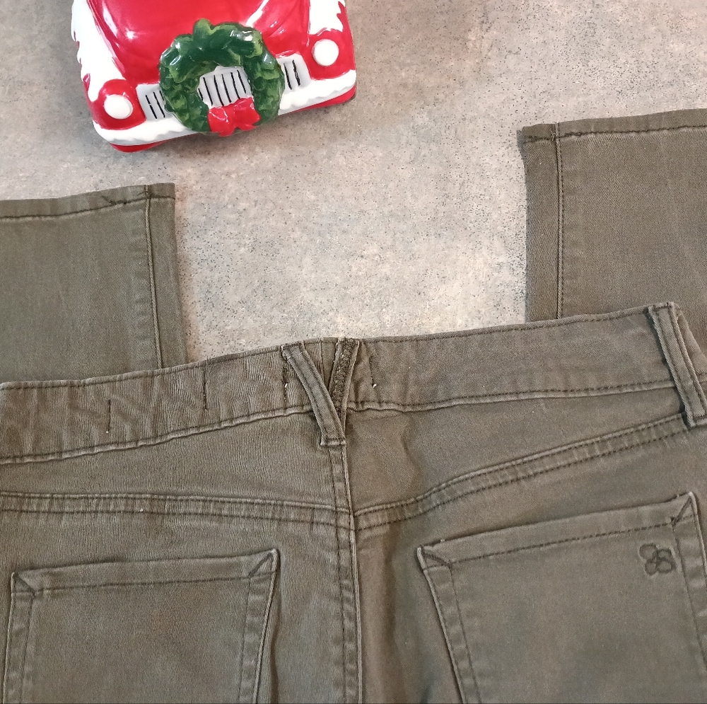 Jessica Simpson Olive Green Relaxed Skinny Crop Jean (2/26) - Picture 8 of 10
